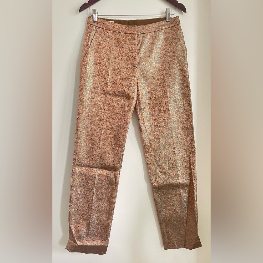 Dries Van Noten lame trouser pant
